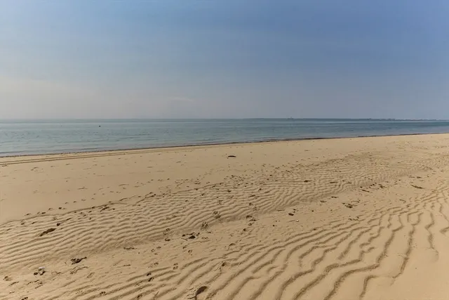 a view of an ocean beach