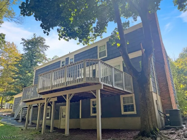 a view of a house with a balcony