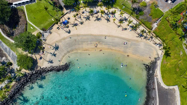 a front view of a house with a yard and potted plants