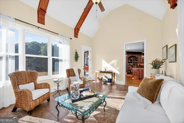 a bathroom with a sink vanity and a mirror