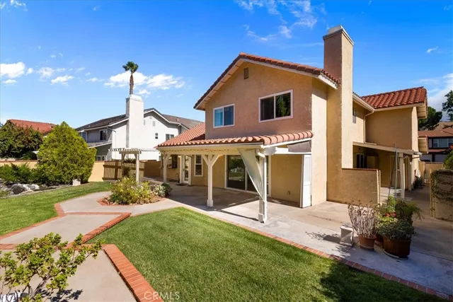a view of a backyard with a garden