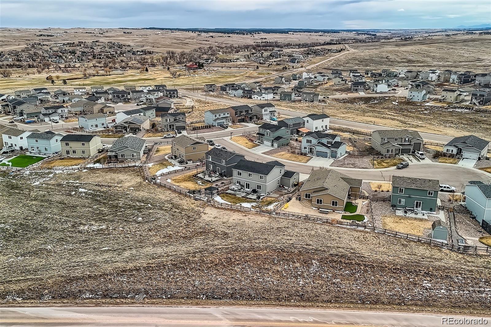 4807 River Highlands Loop Elizabeth, CO 80107 - Photo 30 of 37 an aerial view of multiple house