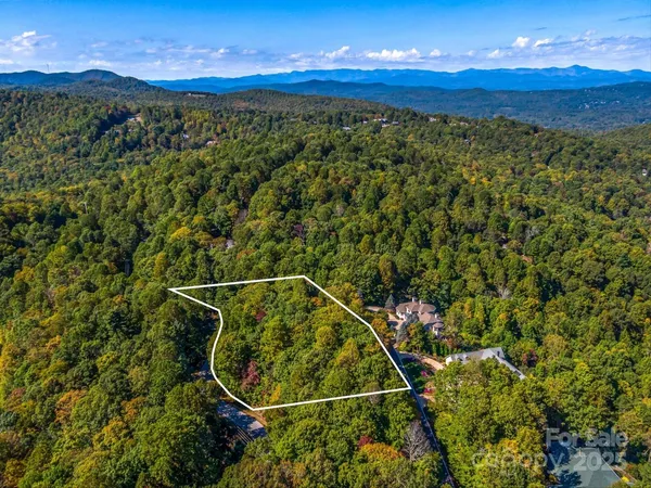 a view of a lush green hillside and houses