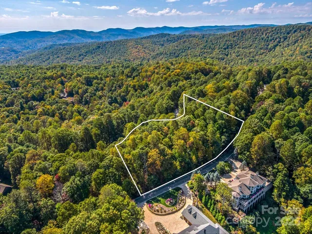 a view of a street with a trees