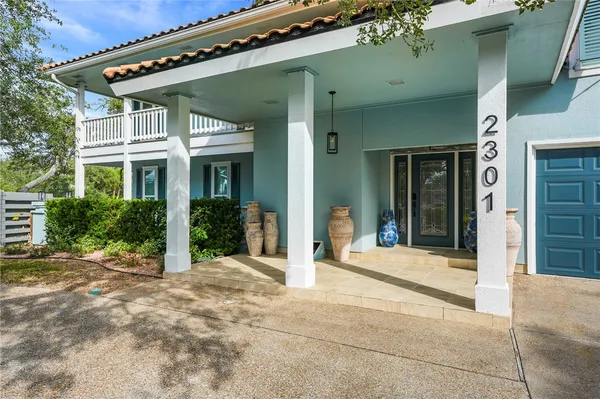 front view of a house with a porch