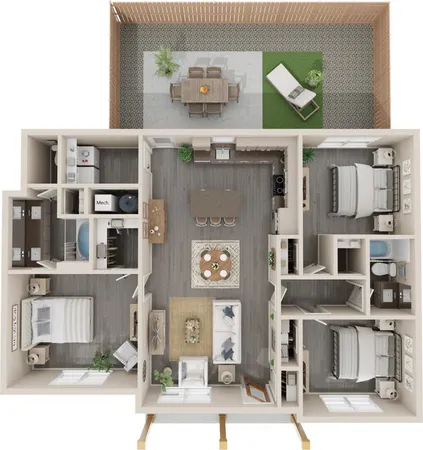 $1,769 | 7711 Longmire Road, Unit 2, Conroe, TX 77304