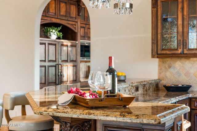 a view of a terrace with a garden