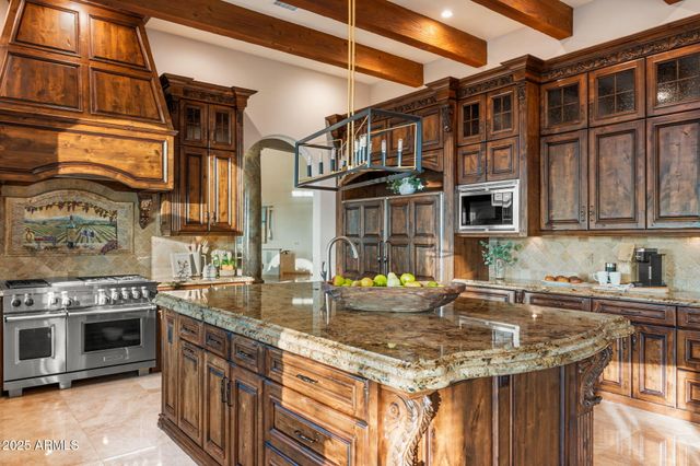 a view of a city with lush green forest