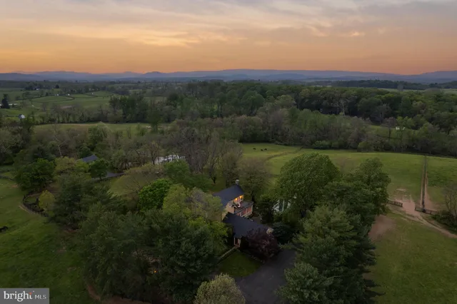 a view of a lake with a mountain in the background