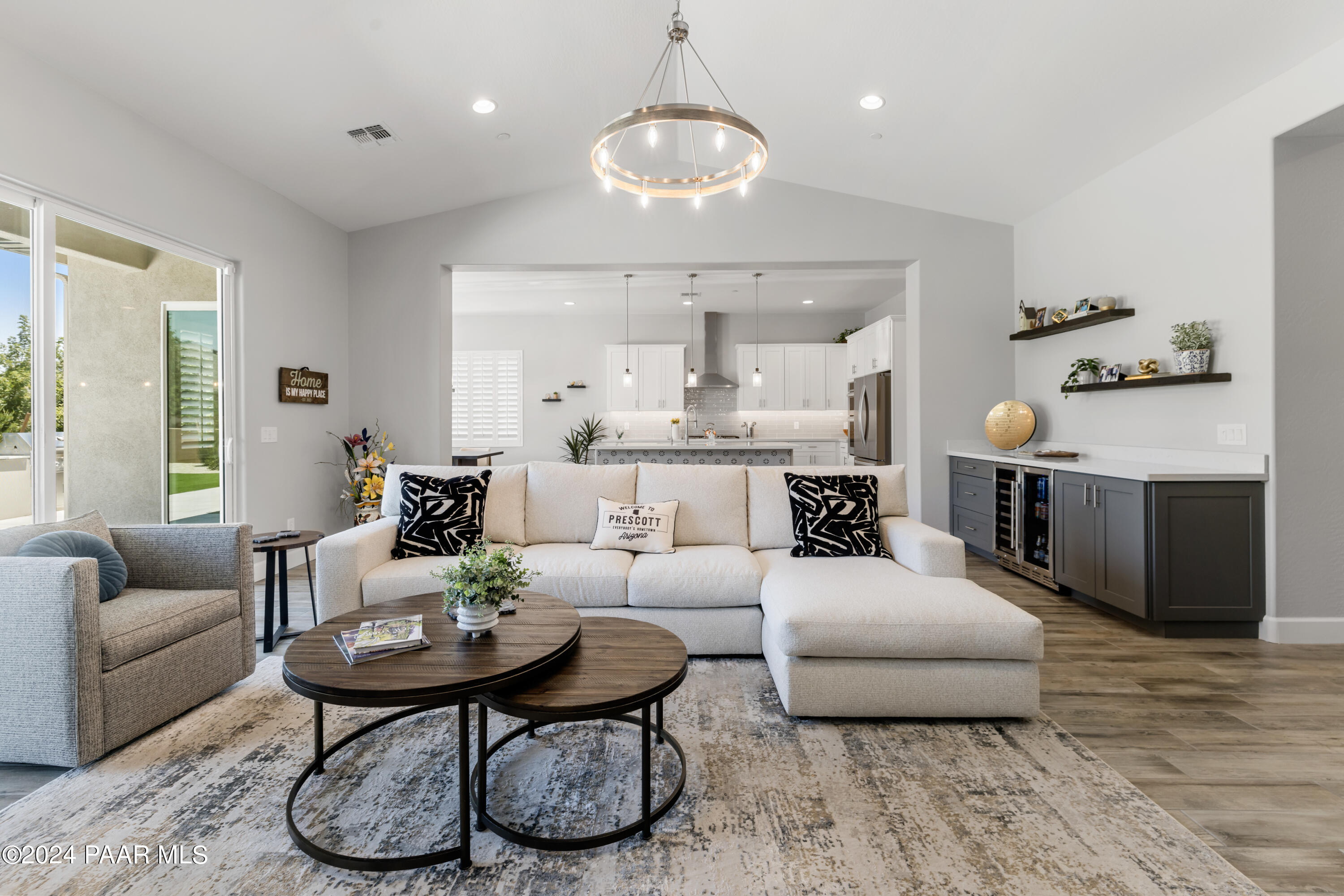2800 Brooks Range Prescott, AZ 86301 - Photo 3 of 64 a living room with furniture and a chandelier