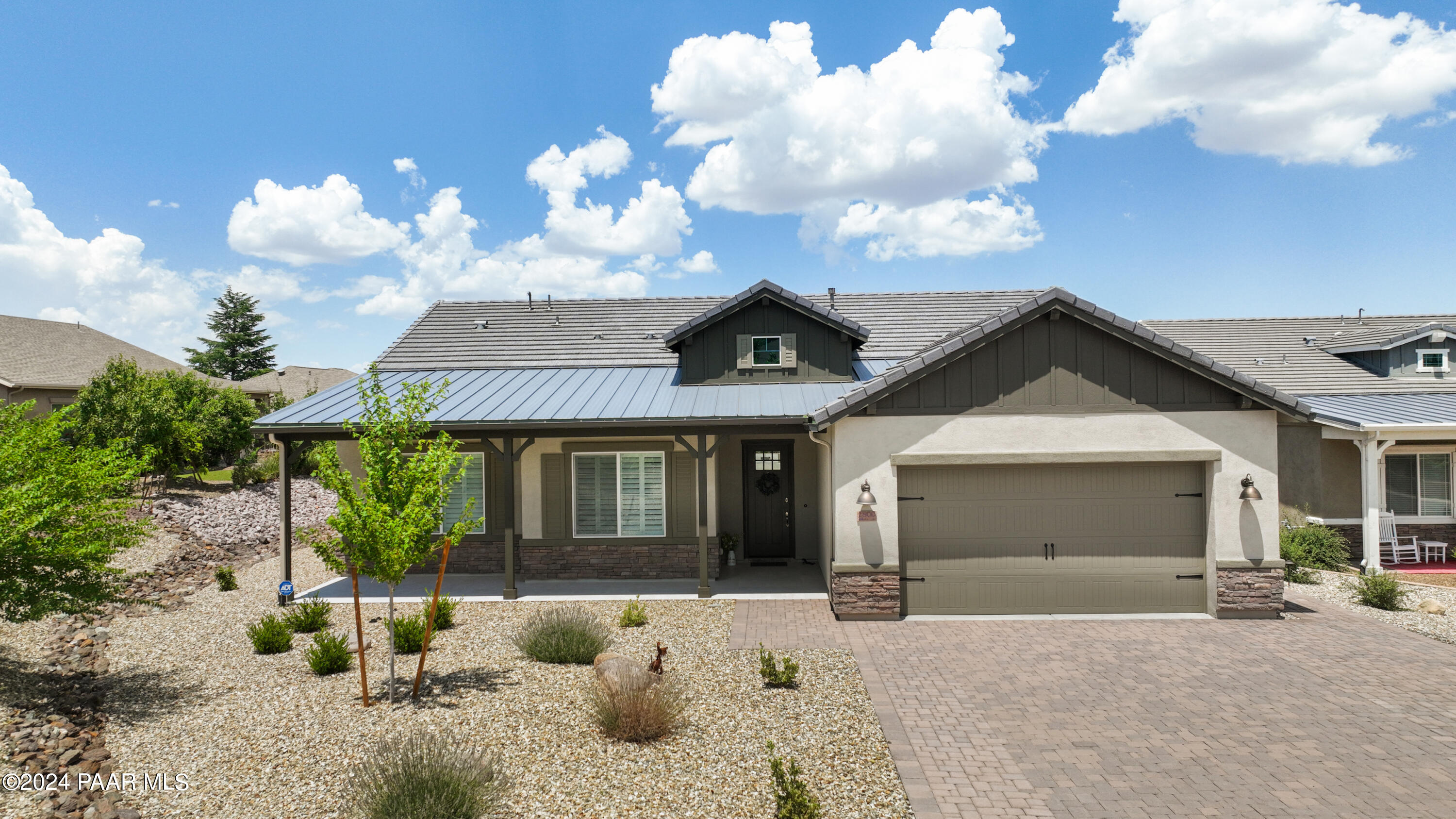 2800 Brooks Range Prescott, AZ 86301 - Photo 63 of 64 a front view of a house with garden