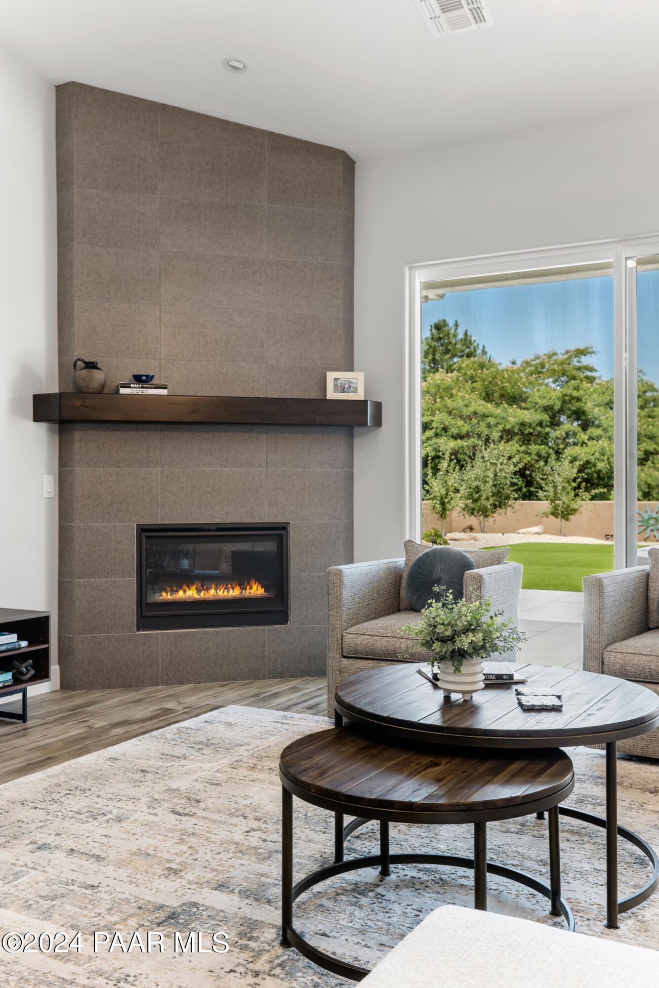 2800 Brooks Range Prescott, AZ 86301 - Photo 8 of 64 a living room with furniture and a fireplace