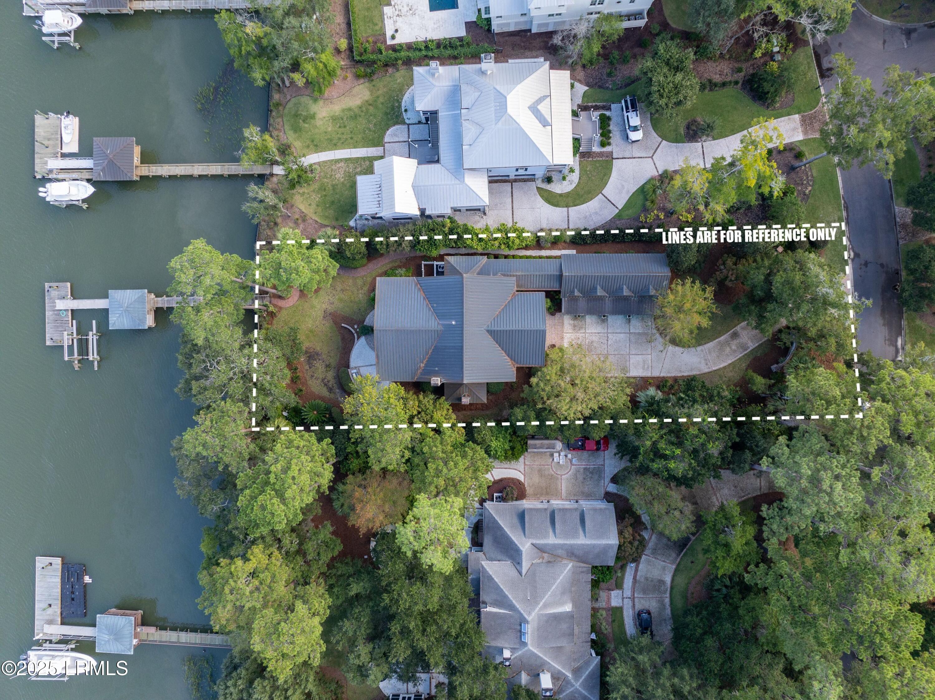 27 Anchorage Way Beaufort, SC 29902 - Photo 82 of 95 Overhead with lines