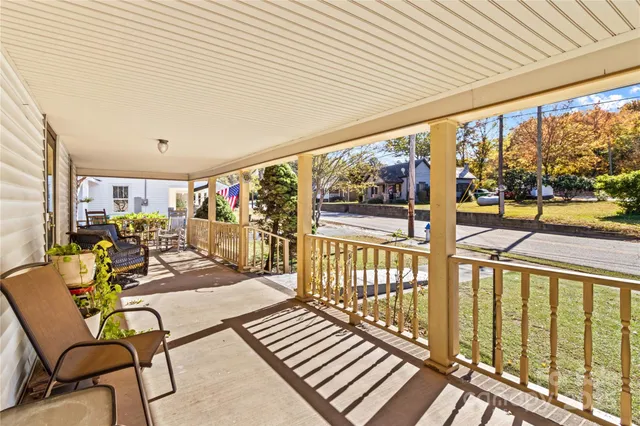 a outdoor space with chairs