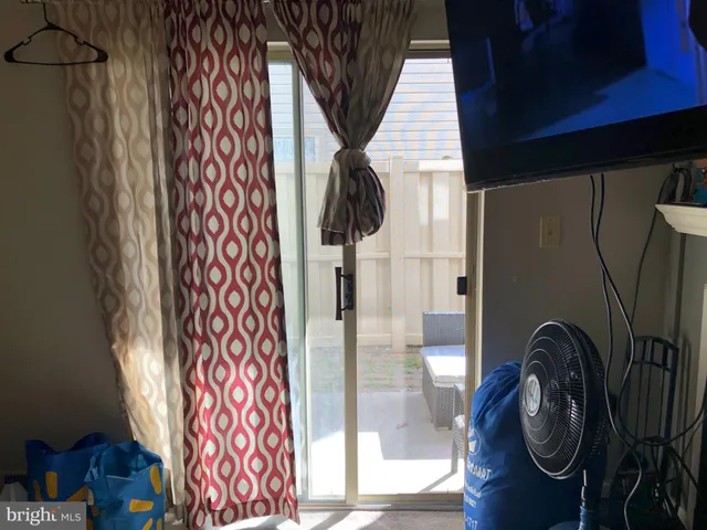 a close view of walk in closet