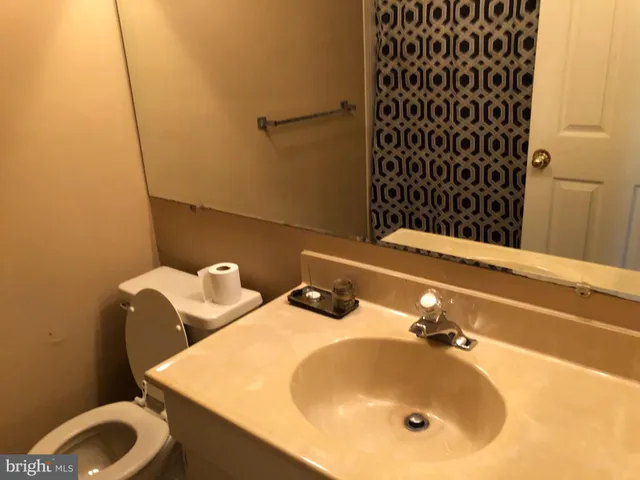 a bathroom with a sink and a toilet