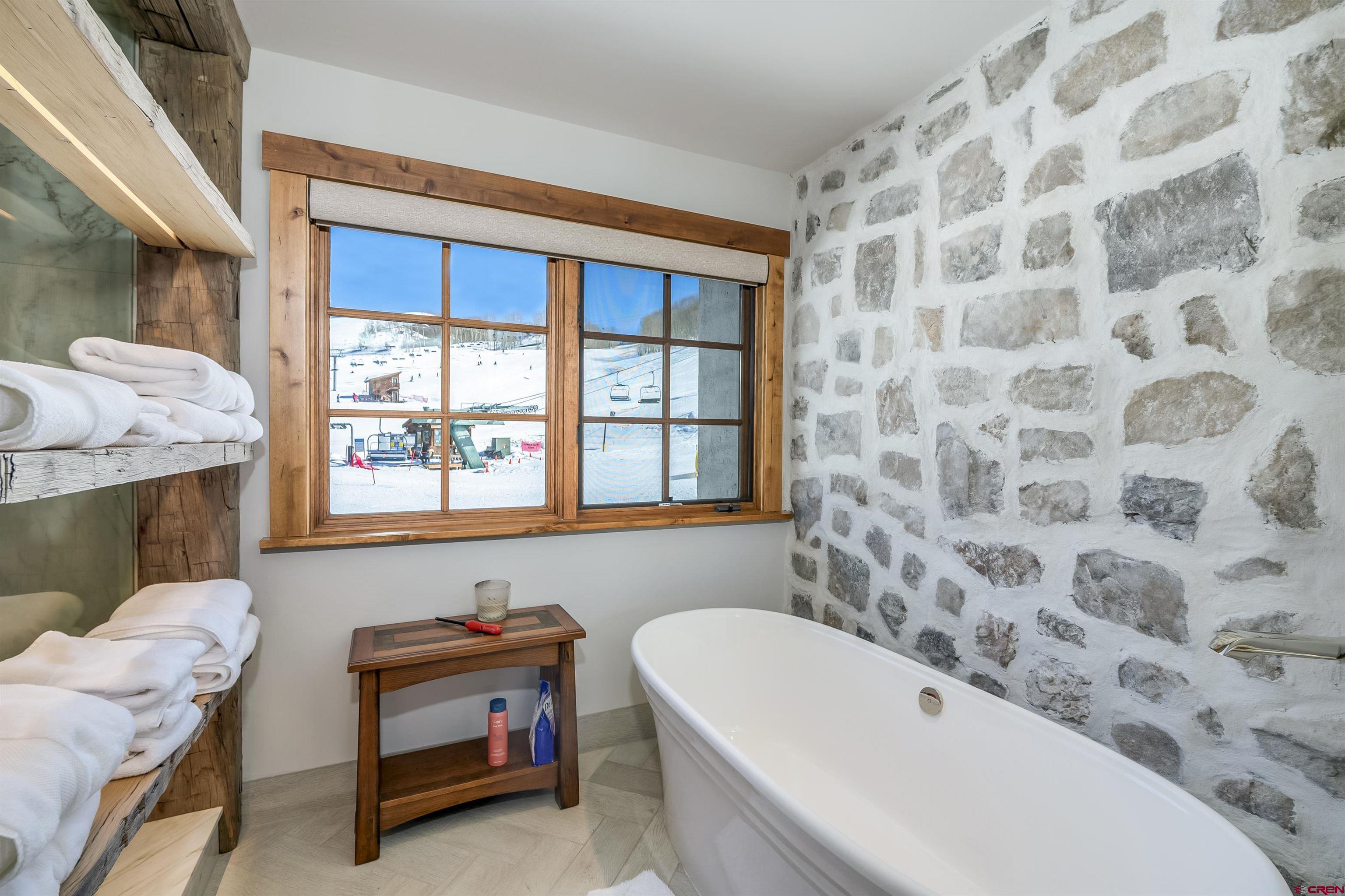 14 Hunter Hill Road, Unit C205 Crested Butte, CO 81225 - Photo 19 of 33 a bathroom with a sink and a bathtub