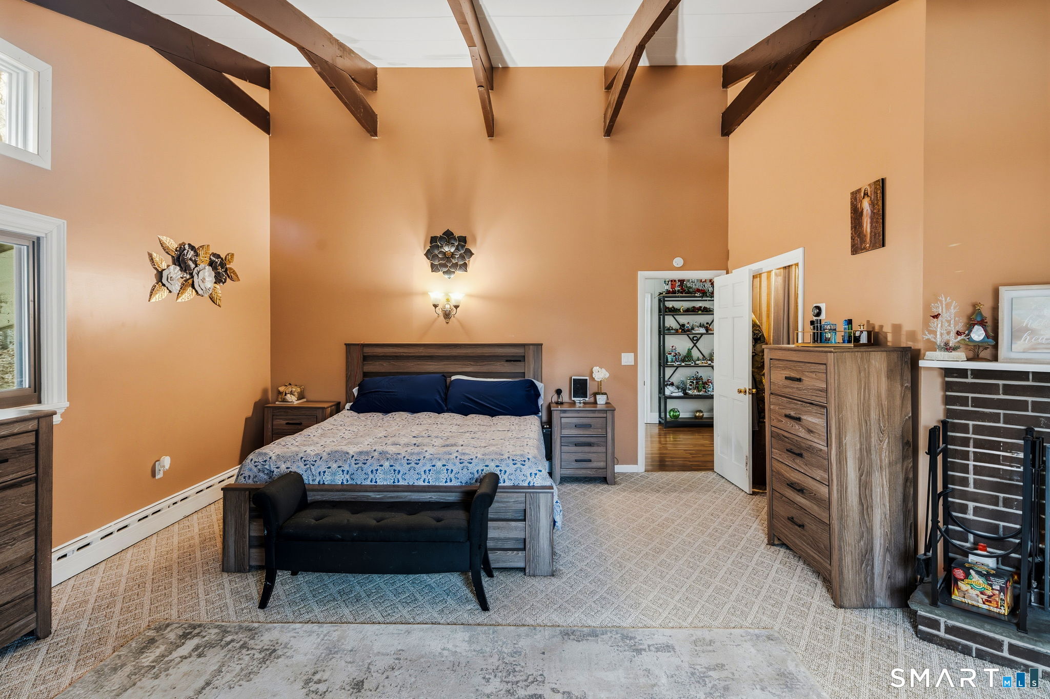 39 Inchcliffe Drive Ledyard, CT 06335 - Photo 5 of 40 a bedroom with furniture and a chandelier