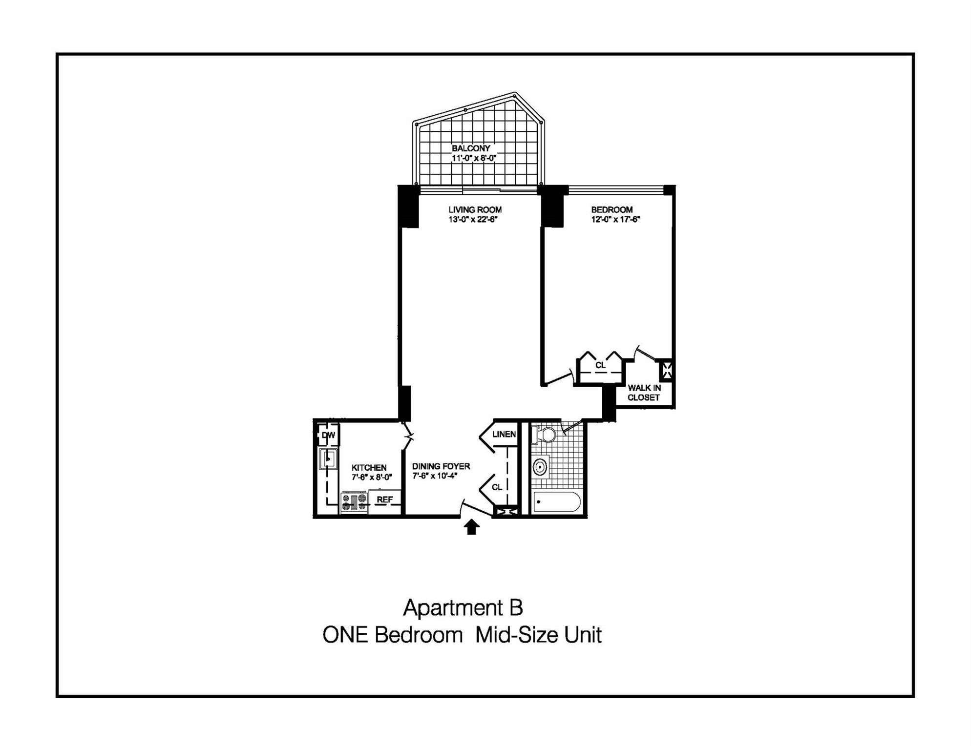 17-85 215th Street, Unit 4B Queens, NY 11360 - Photo 31 of 31 Floor plan