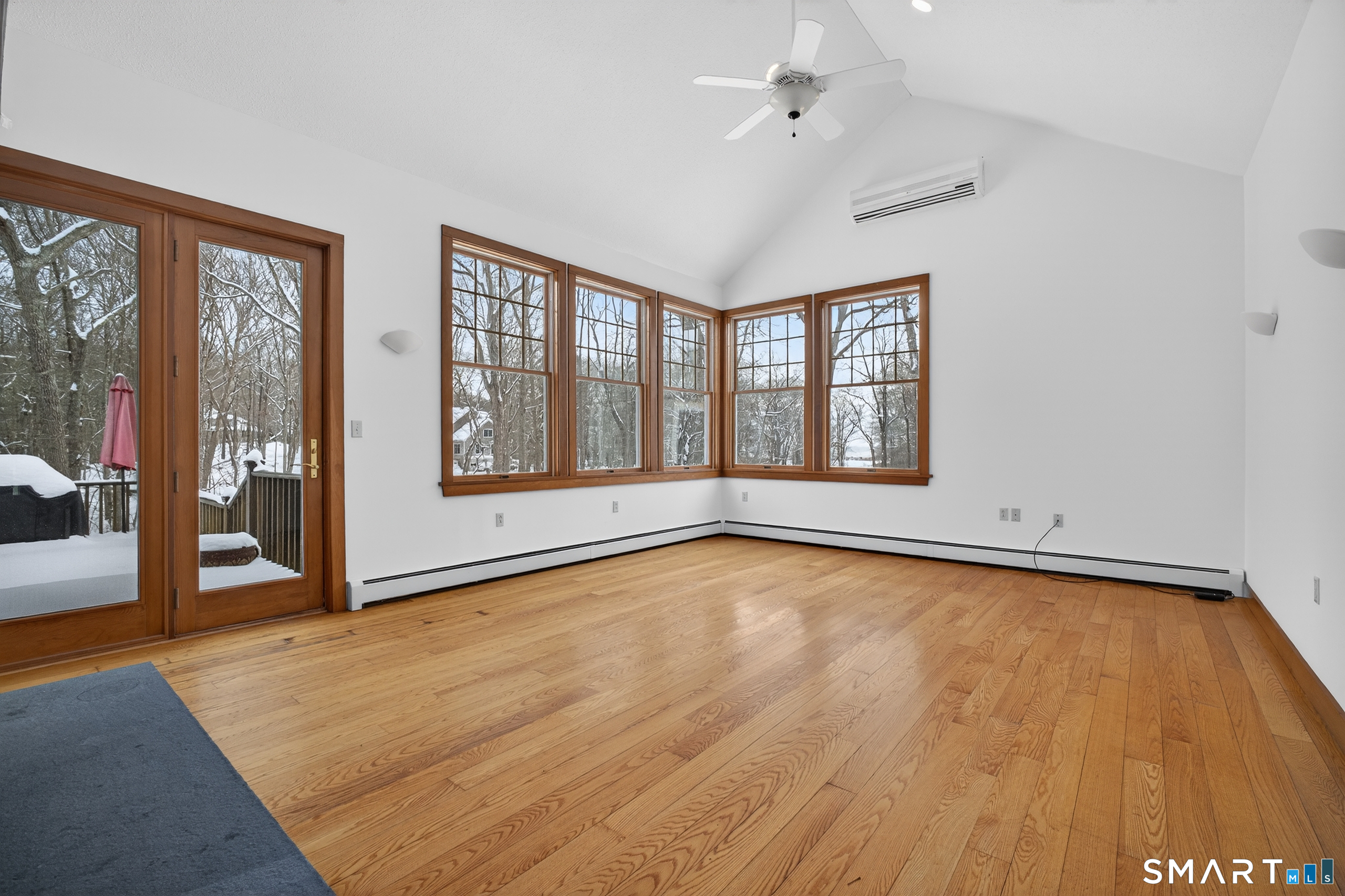 14 Cutler Road Old Lyme, CT 06371 - Photo 9 of 34 Another view of the Living room towards the French doors