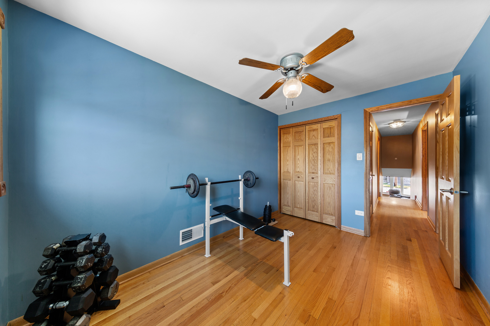 3700 South Normal Avenue Chicago, IL 60609 - Photo 14 of 36 a view of a room with wooden floor wooden floor and a window