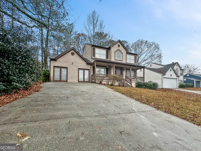a house with a outdoor space