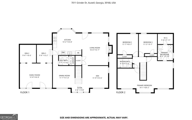 $2,045 | 7011 Grinder Drive, Austell, GA 30168