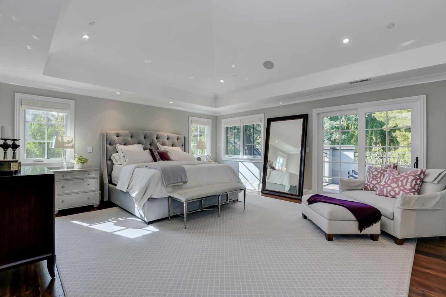 1025 Cabrillo Avenue Burlingame, CA 94010 - Photo 12 of 39 a bed room with a bed and a couch