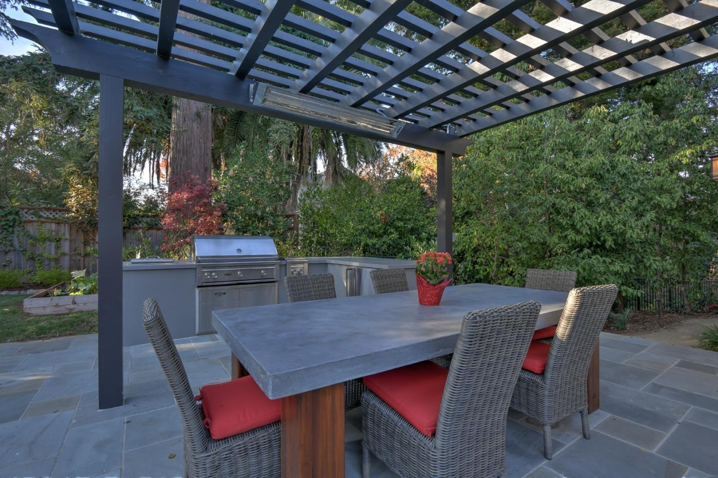 1025 Cabrillo Avenue Burlingame, CA 94010 - Photo 29 of 39 a view of a table and chairs in patio
