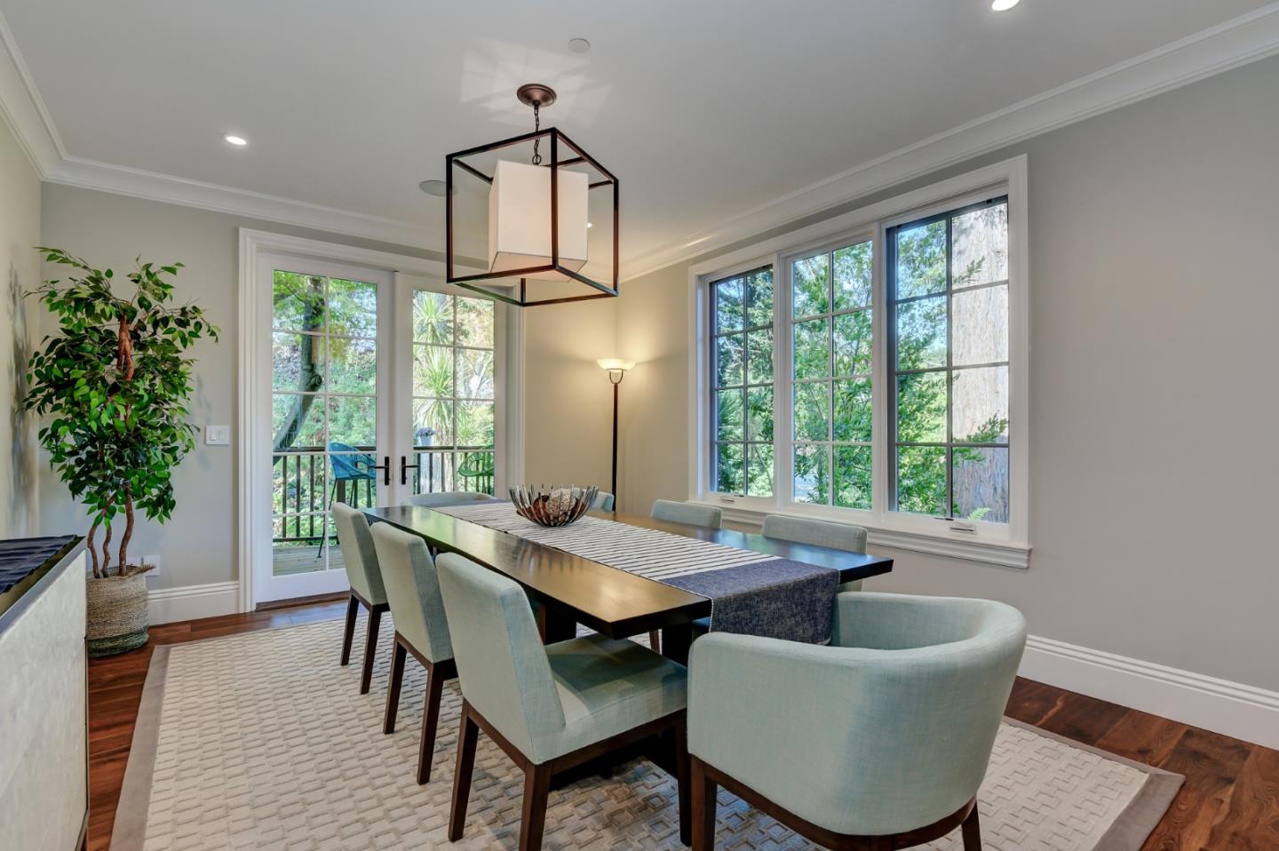 1025 Cabrillo Avenue Burlingame, CA 94010 - Photo 3 of 39 a view of a dining room with furniture window and outside view