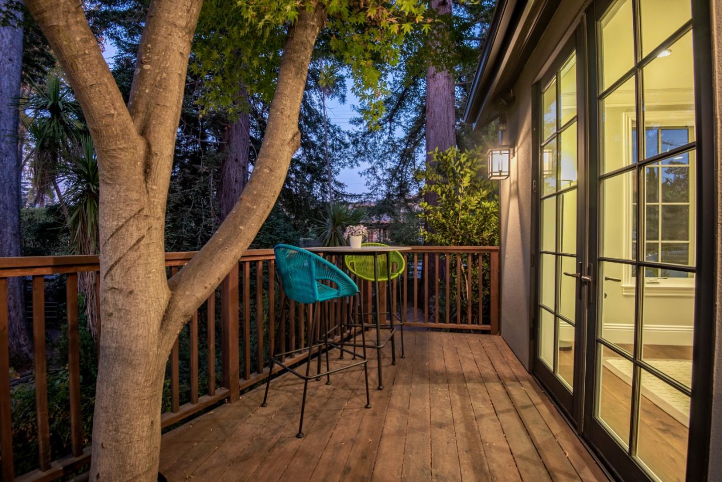 1025 Cabrillo Avenue Burlingame, CA 94010 - Photo 35 of 39 a view of balcony with wooden floor and fence