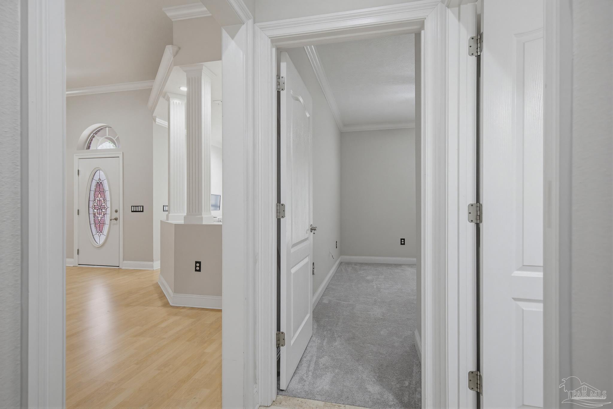 2855 Walling Road Milton, FL 32570 - Photo 39 of 55 wooden floor with white doors