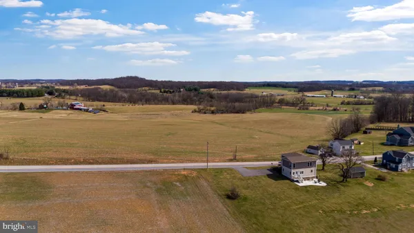 a view of a lake with a mountain