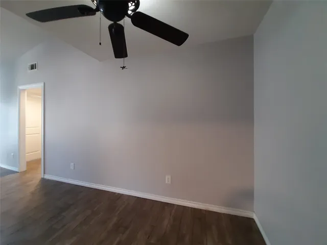 a view of walk in closet with window