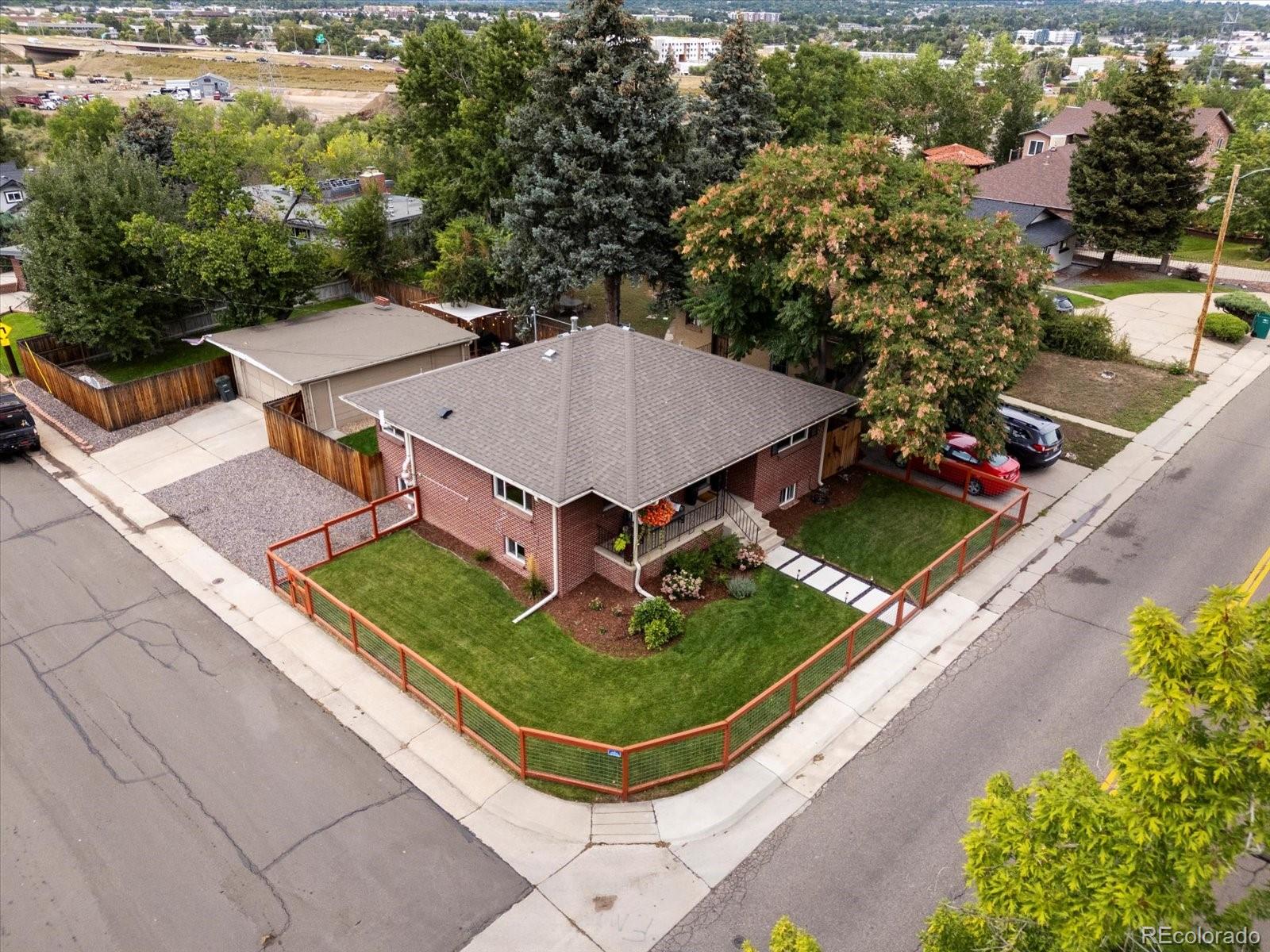 4963 North Harlan Street Wheat Ridge, CO 80033 - Photo 39 of 42 an aerial view of a house