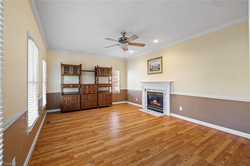 4202 Jeffrey Ln Point High Point, NC 27265 - Photo 5 of 47 Living Room with Gas Log FP