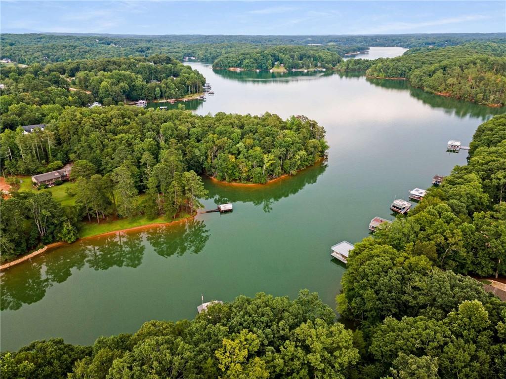 3728 Beaver Creek Road Gainesville, GA 30506 - Photo 28 of 28 an aerial view of a houses with lake view