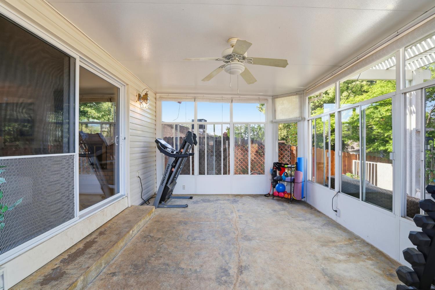 5295 Baumgart Way Carmichael, CA 95608 - Photo 30 of 46 a view of a room with gym equipment