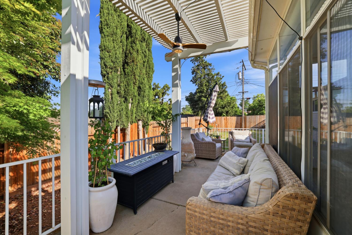 5295 Baumgart Way Carmichael, CA 95608 - Photo 34 of 46 a view of balcony with couple of couch