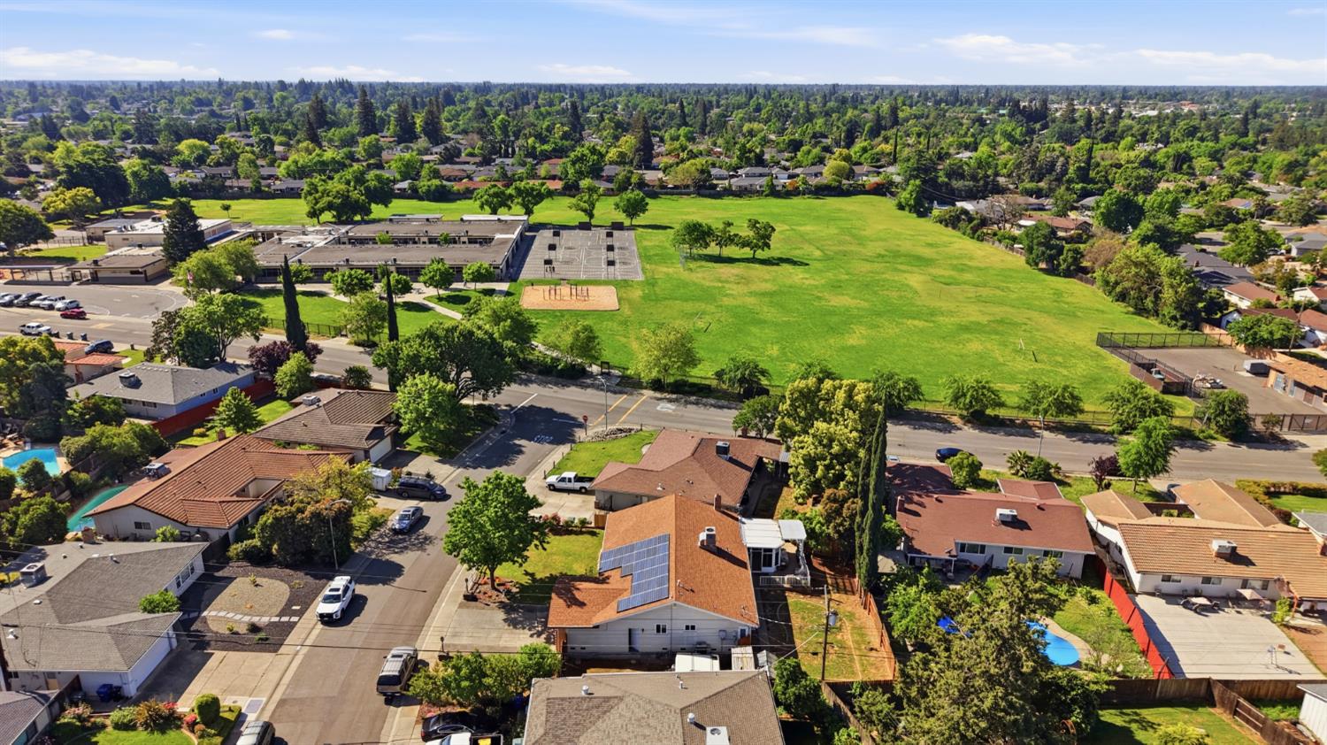 5295 Baumgart Way Carmichael, CA 95608 - Photo 44 of 46 an aerial view of multiple house