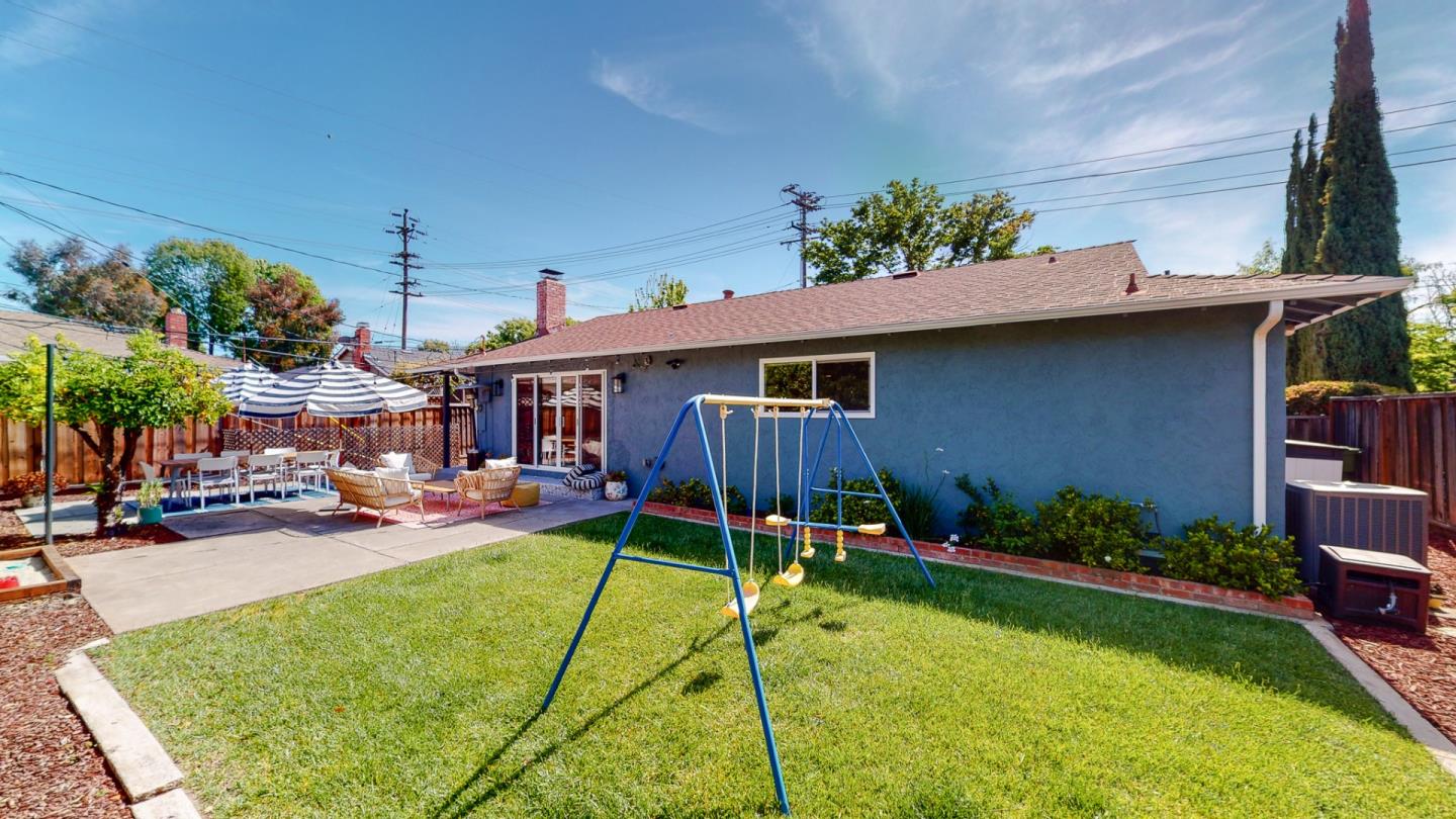 5378 Carter Avenue San Jose, CA 95118 - Photo 32 of 38 a view of a house with a yard patio and sitting area