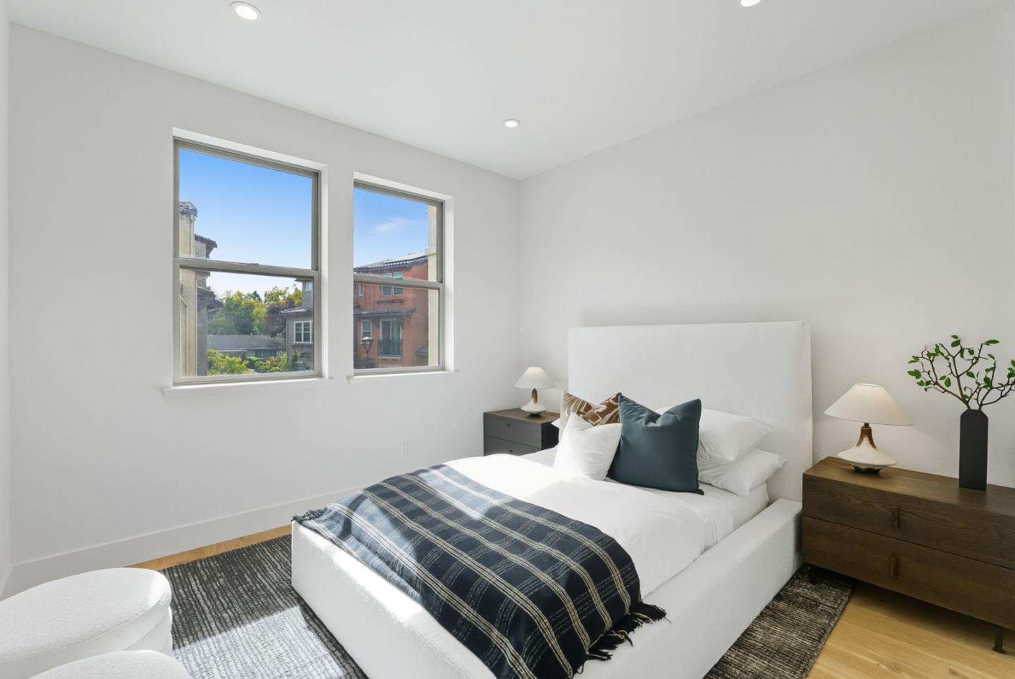 1387 West Middlefield Road Mountain View, CA 94043 - Photo 13 of 28 a bedroom with a bed and window