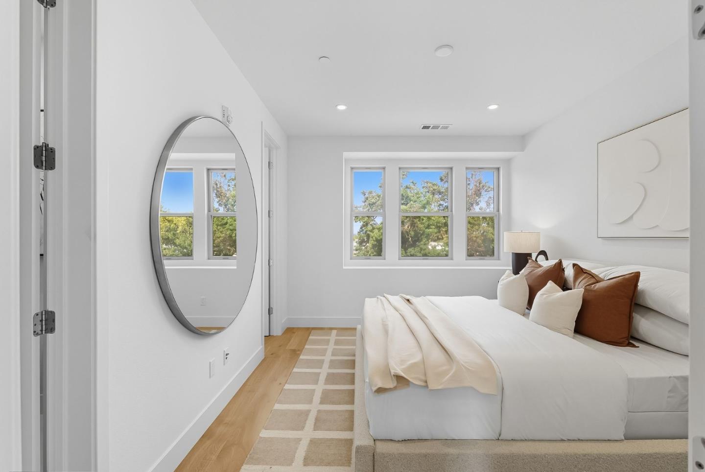 1387 West Middlefield Road Mountain View, CA 94043 - Photo 16 of 28 a bed room with a bed and a window