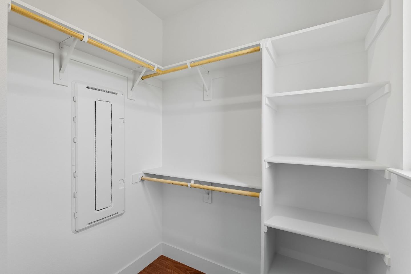 1387 West Middlefield Road Mountain View, CA 94043 - Photo 18 of 28 a view of an empty walk in closet