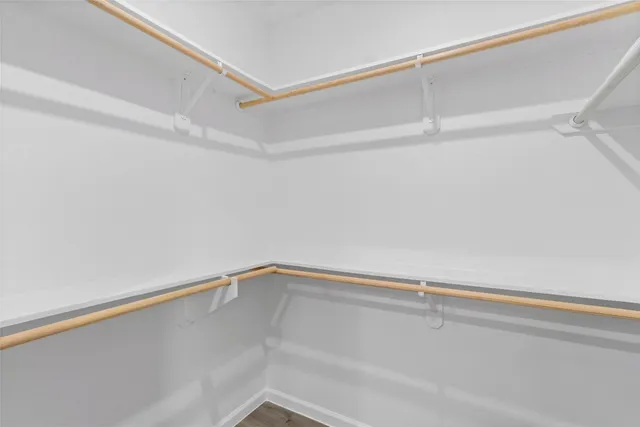 a close up of racks on the wall