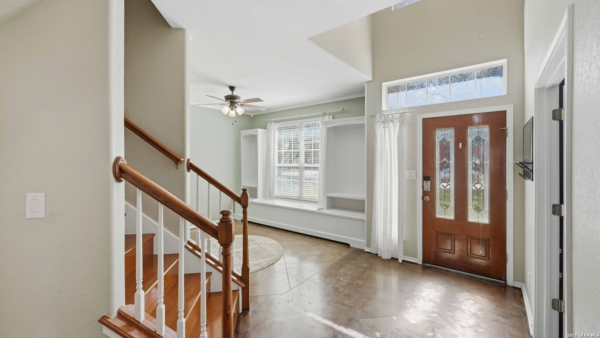 4520 Ridge Peak Drive Schertz, TX 78154 - Photo 18 of 44 a view of an entryway with wooden floor