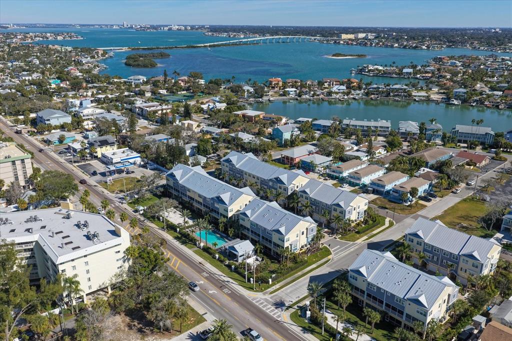 2516 Coral Court Indian Rocks Beach, FL 33785 - Photo 22 of 69 an aerial view of a city with lots of residential buildings