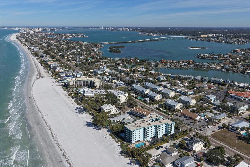 2516 Coral Court Indian Rocks Beach, FL 33785 - Photo 24 of 69 an aerial view of a house with a lake view
