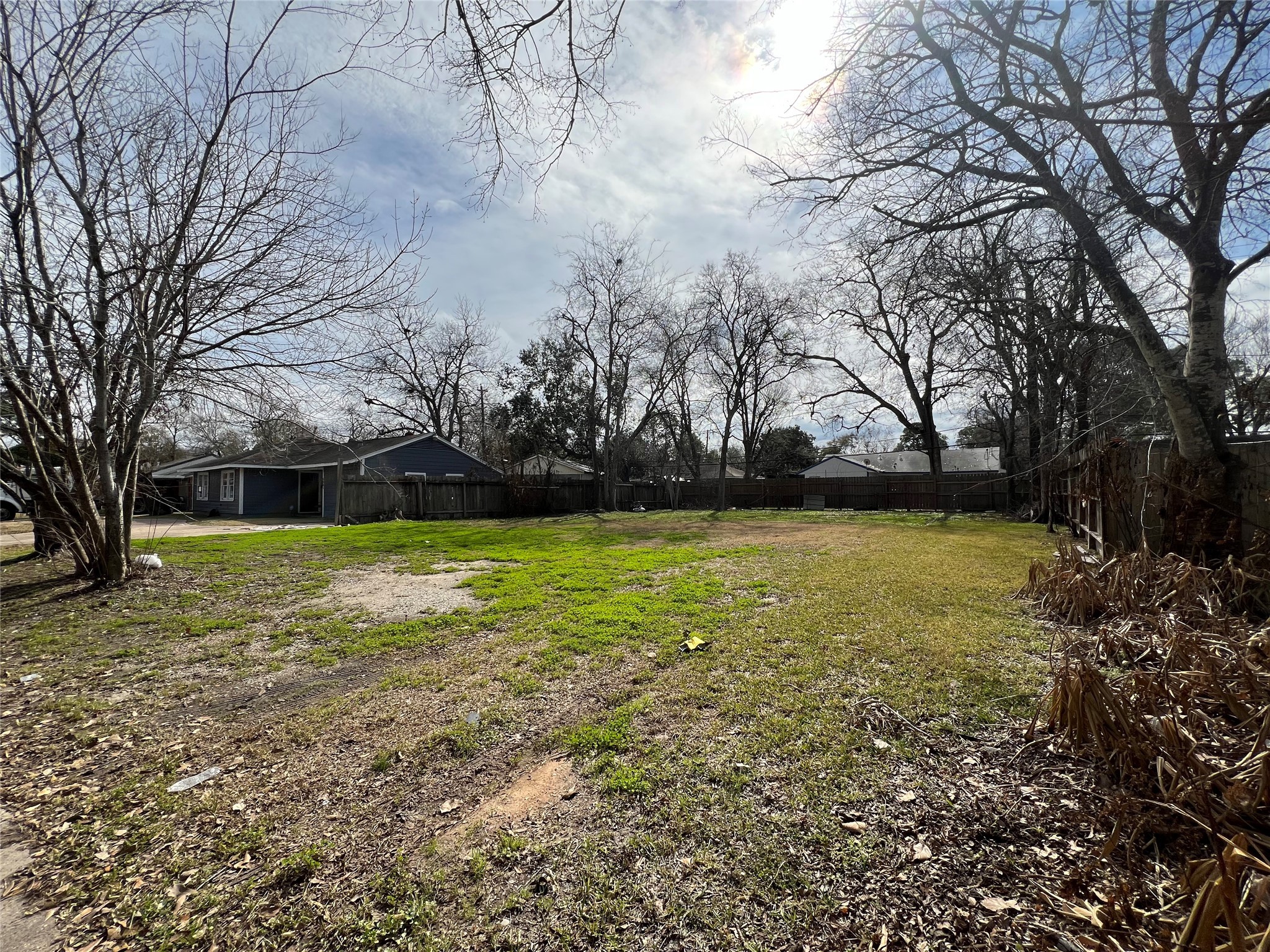 5905 Beechnut Street Houston, TX 77074 - Photo 4 of 7 a view of a yard with a house in the background