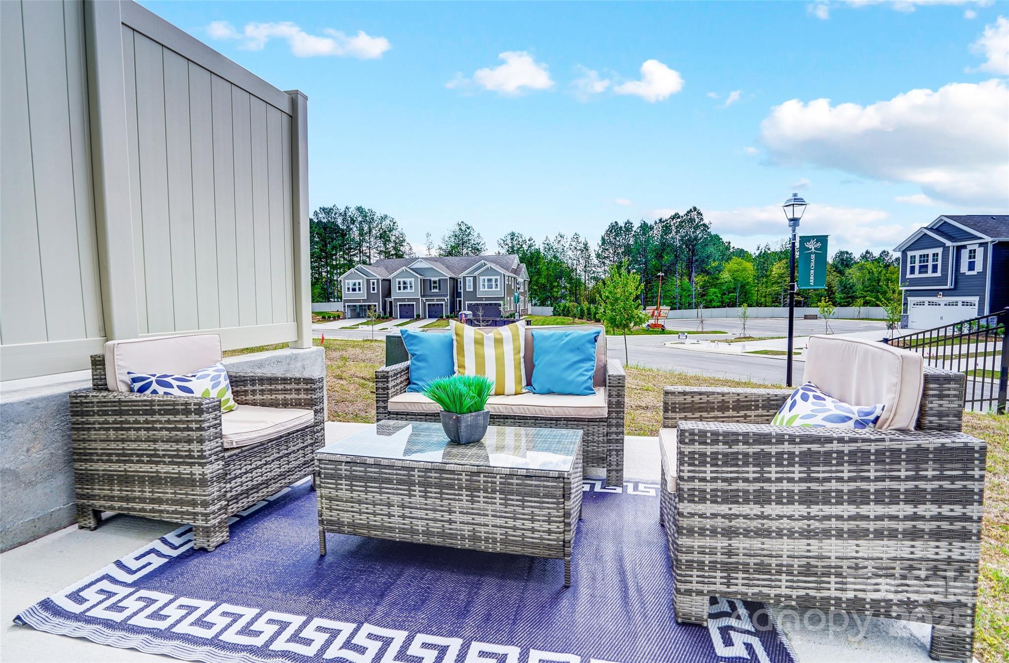 331 Laura Elizabeth Lane Clover, SC 29710 - Photo 26 of 31 a outdoor living space with patio furniture and wooden floor